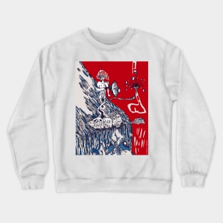 Waterfall On The Mind Crewneck Sweatshirt